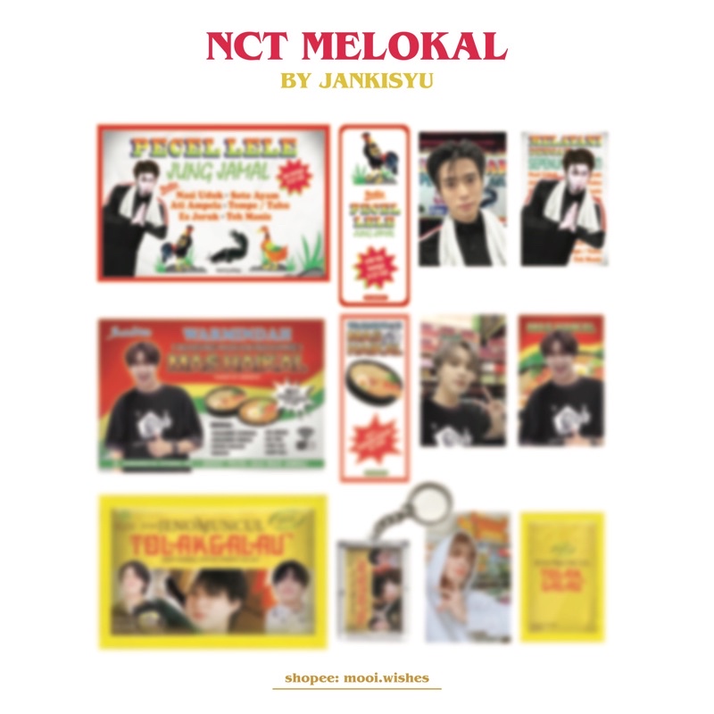 NCT Melokal by jankisyu Pecel Lele Jamal Jaehyun - Warmindah Haikal Haechan - Tolakgalau Jeno