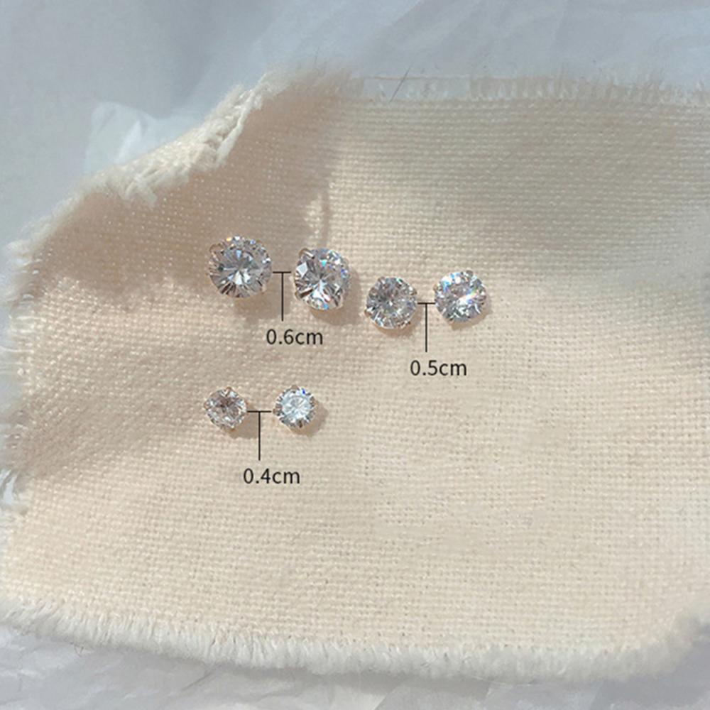 Timekey Anting Tusuk Hias Kristal Zircon Untuk Wanita A3K8