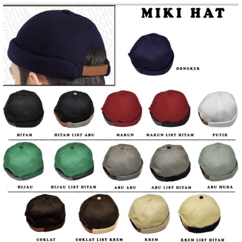 PECI UAS / TOPI PECI / TOPI UAS / PECI MIKI HAT / MIKIHAT