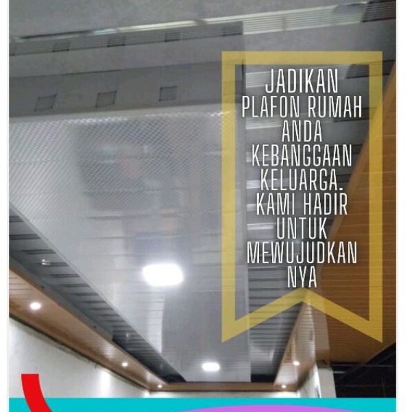 PAKET PEMASANGAN PLAFON PVC/PLAFON PVC/PLAFON PVC MURAH/PLAFON PVC MOTIF