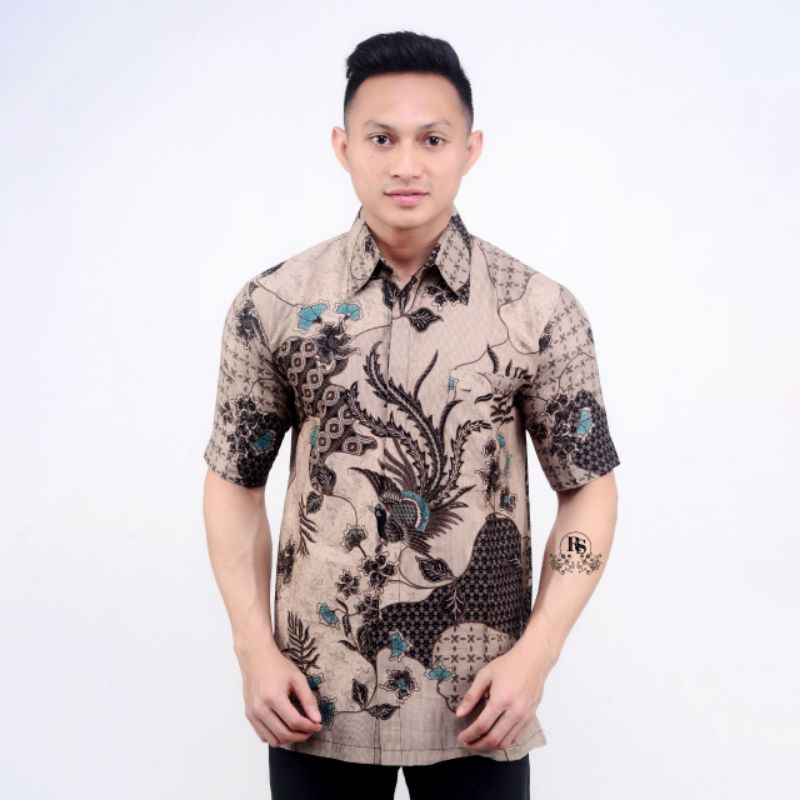 kemeja batik pria lengan pendek kemeja distro