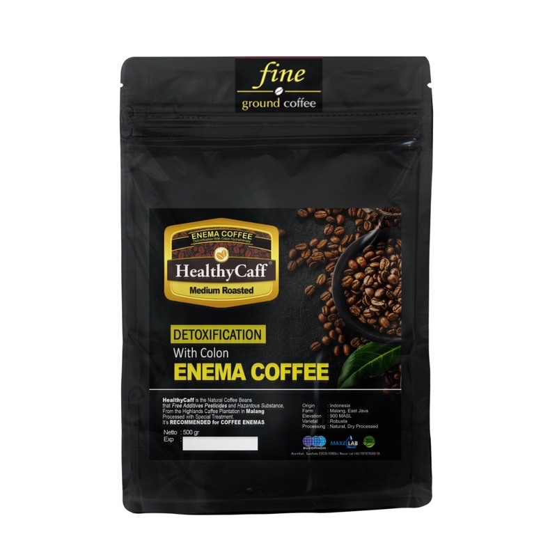 

HEALTHY CAFF ENEMA COFFEE MEDIUM ROAST 500GRAM (BLACK)