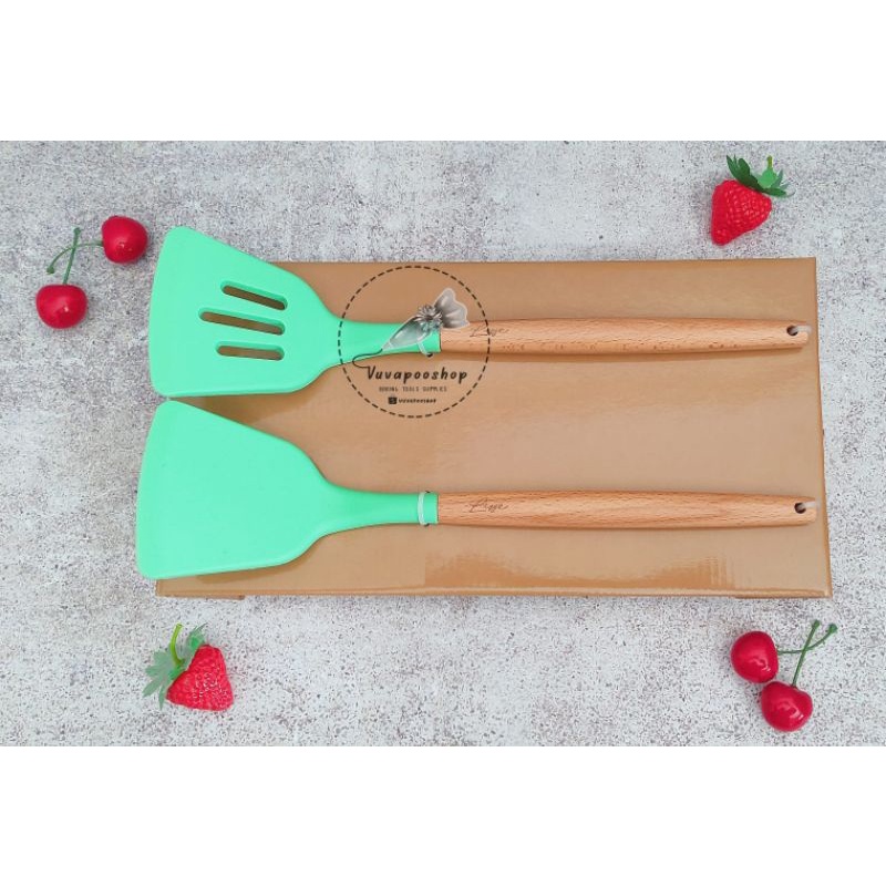 Spatula Duo Cooking Set / Spatula Masak / Sutil Premium / Spatula Premium / Spatula Lisse