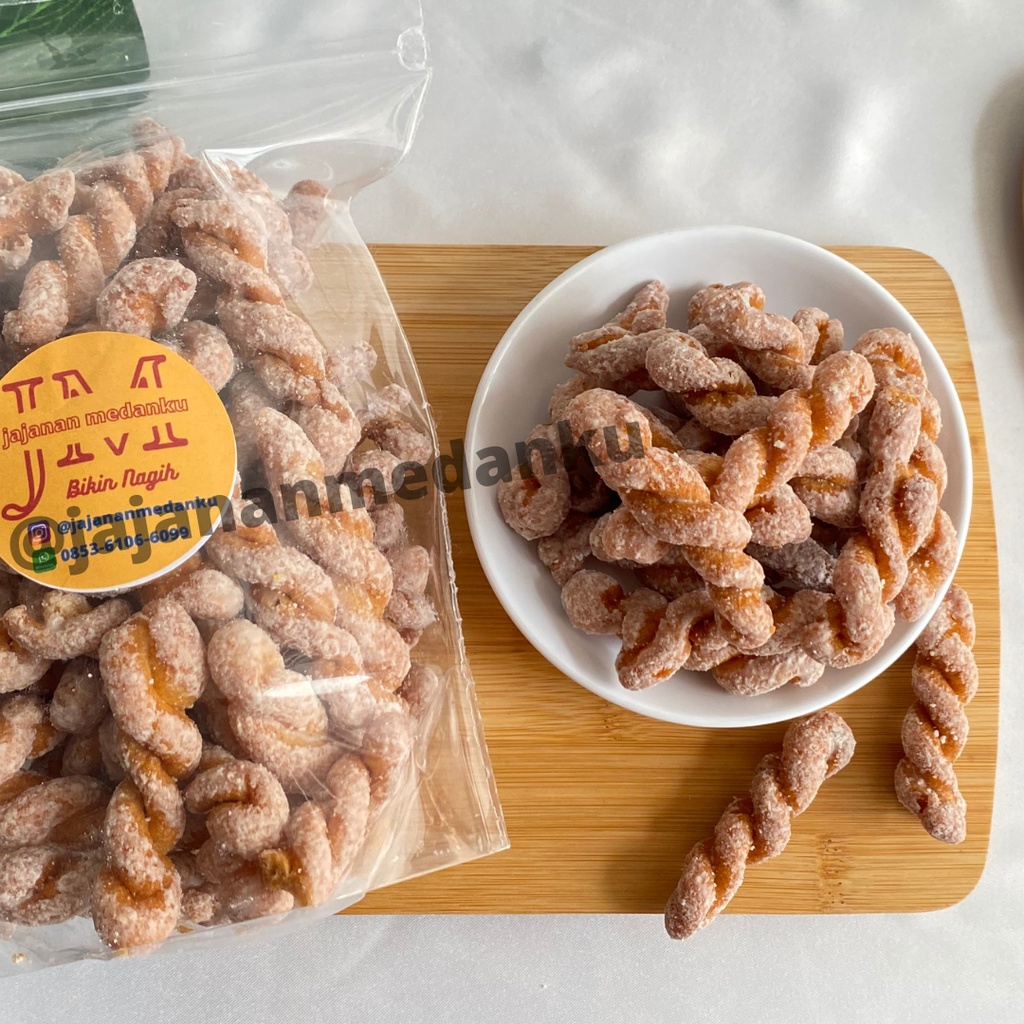 

Cemilan Untir Untir Tambang Manis 500 gr Snack Jajanan Medanku