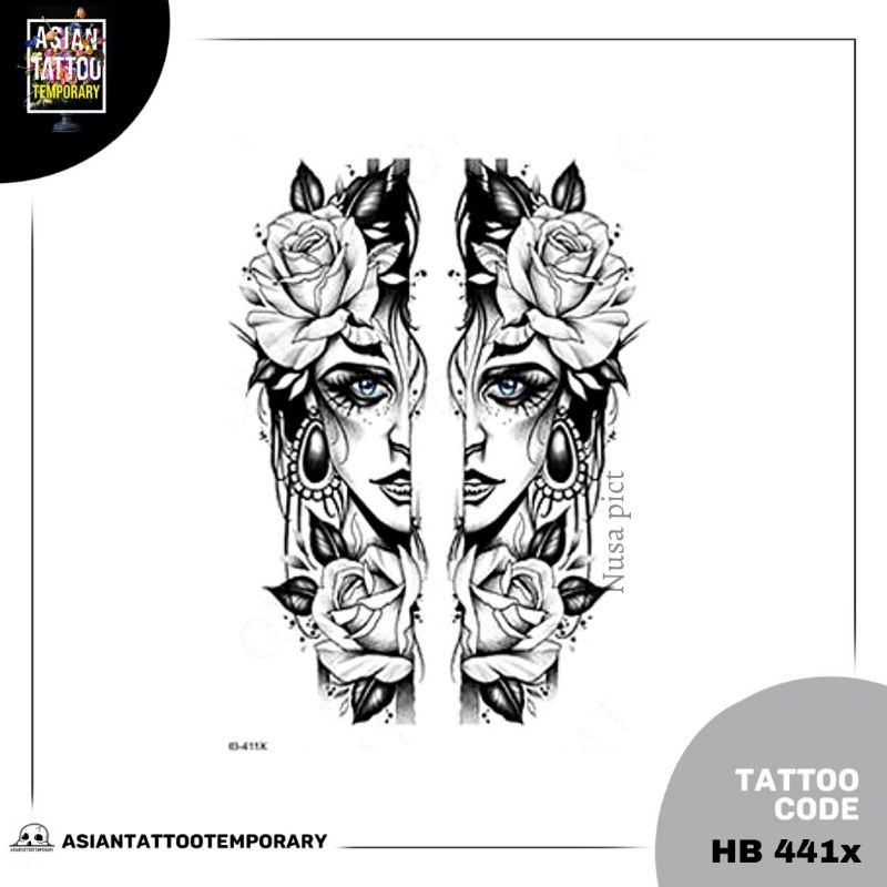 DESIGN TATTO TERBARU HALF ARM /ASIANTATTOO ASIA temporer tato ORIGINAL