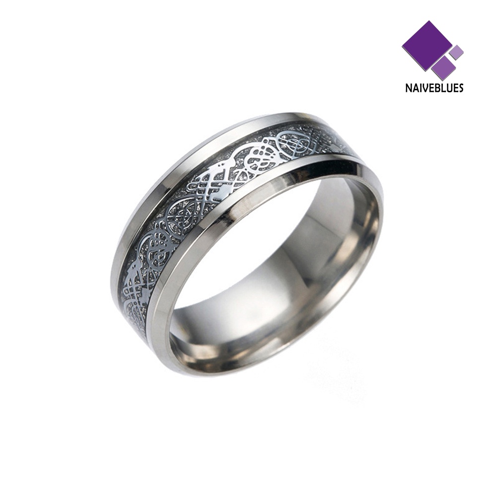 Cincin Bahan Titanium Steel Untuk Pria