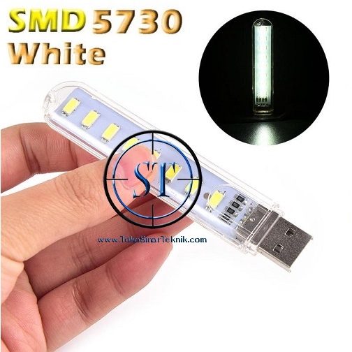 Lampu Led USB 8Led Type C SMD 5730 Putih Night Light Lamp Lighting Meja Darurat 5v Powerbank Baca Reading Laptop Komputer