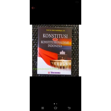 Buku Konstitusi dan konstitusionalisme indonesia