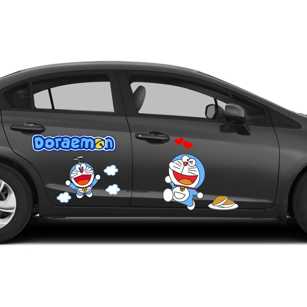 Stiker Mobil Cutting Sticker Doraemon Shopee Indonesia