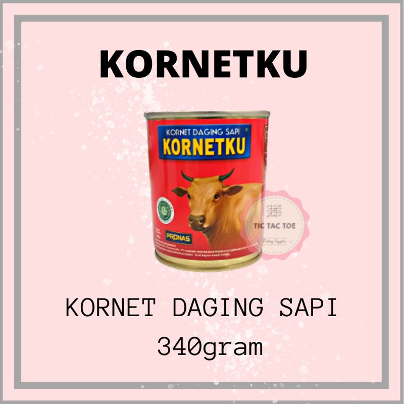 Kornetku 340gram / Kornet Daging Sapi / Corned Beef