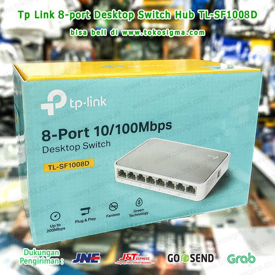 TP-Link 8-Port 10/100Mbps Desktop Switch HUB LAN TL-SF1008D