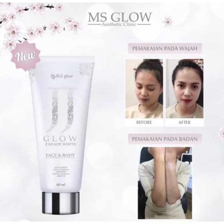 MS GLOW SUN BLOK  SUNSCREEN JJ GLOW ORIGINAL 100% SUNSCREEN SPF 30 MS GLOW ORIGINAL NO WHITECAST GLOWING CERAH SEKETIKA