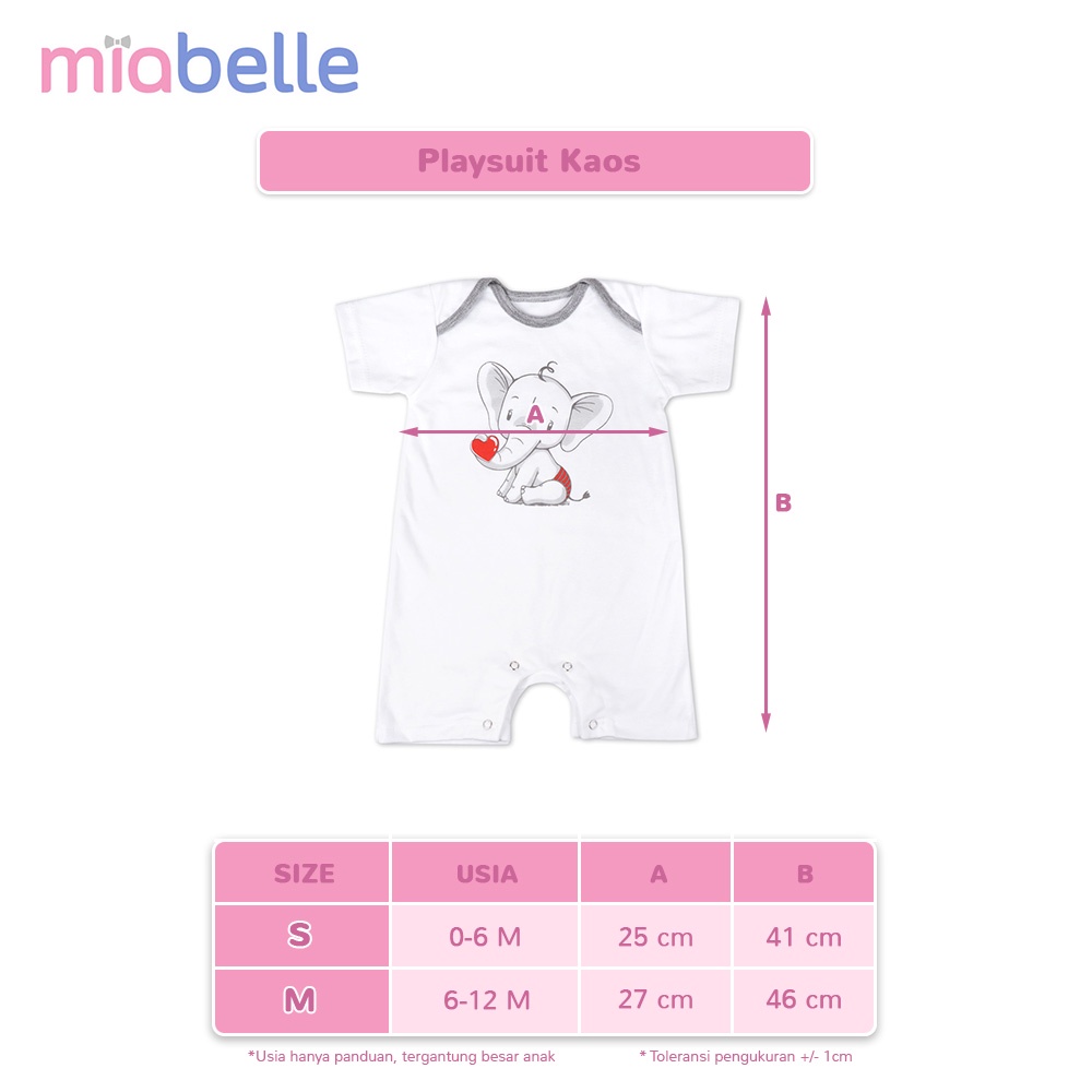 Miabelle Playsuit SG - Romper Bayi Lucu