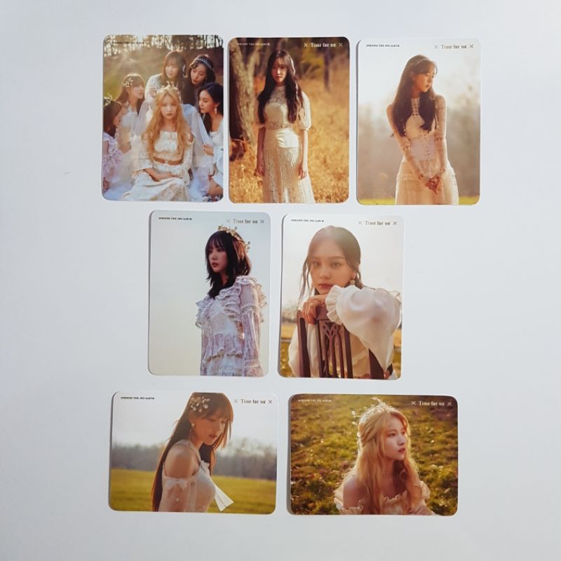 Gfriend Unofficial Photocard PC Replica Time For Us 2nd Album Daybreak Version Concept Photos