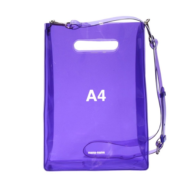 

Nana-Nana PVC bag A4 purple
