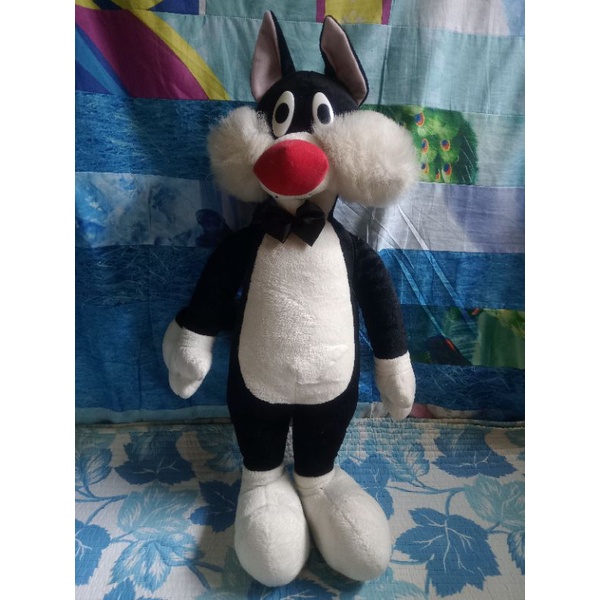 Preloved boneka kucing hitam