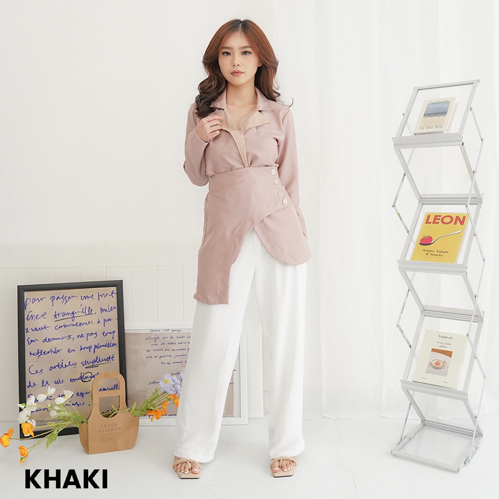 Blazer One Set Comeo Atasan Top Wanita