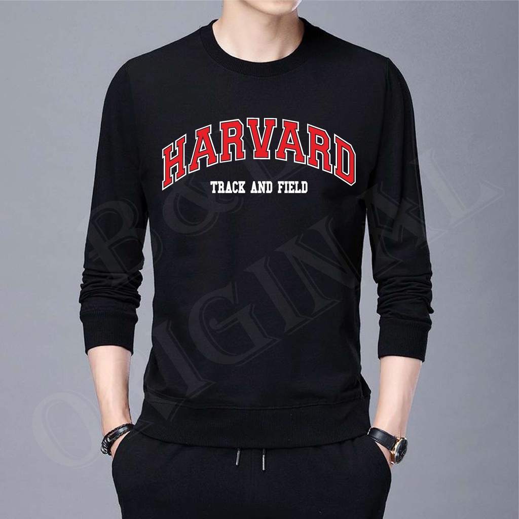 BS/COD/BAJU KAOS HARVARD/ATASAN FASHION PRIA DAN WANITA LENGAN PANJANG/GOOD QUALITY