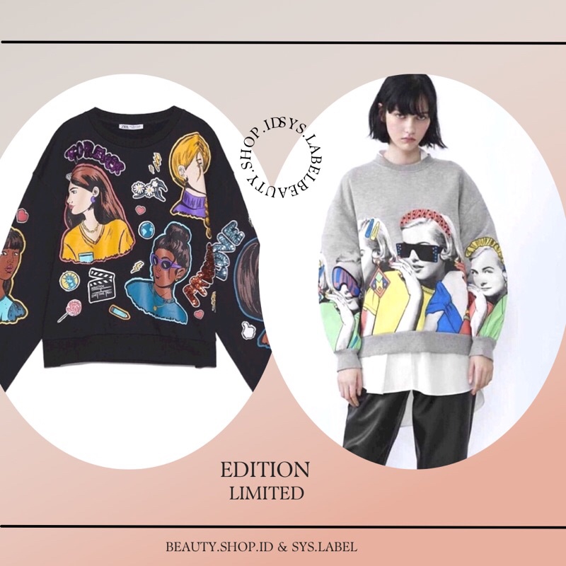 [IMPORT] Sweater Zra Oversize - Sweater Jumbo - Sweater Wanita - Sweater Premium