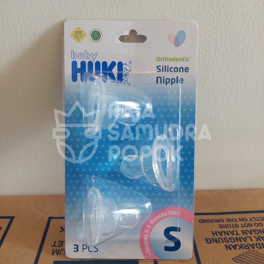 Huki Silicone Nipple L3, M3, S3 (Dot Bayi)