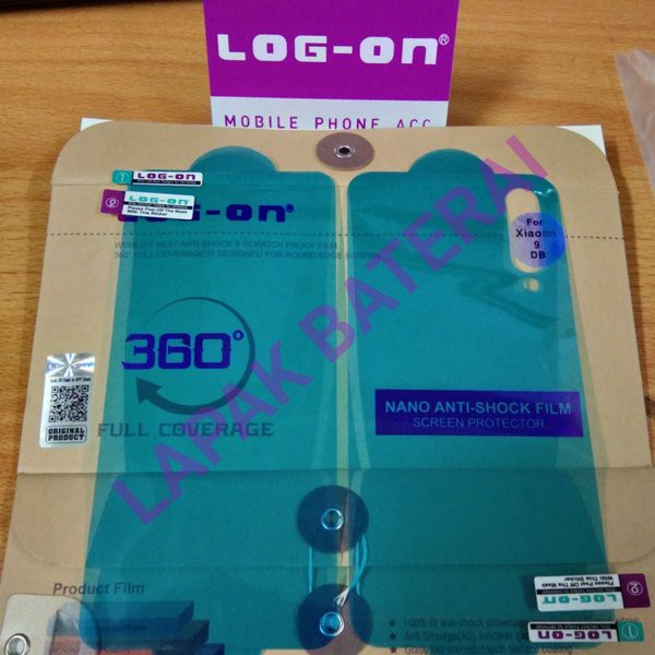 LOG - ON Anti Gores Hydrogel Xiaomi MI9
