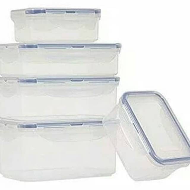Lock n Lock Gift Set 5p 5pcs Putih HPL815SG5 Kado Hampers LocknLock