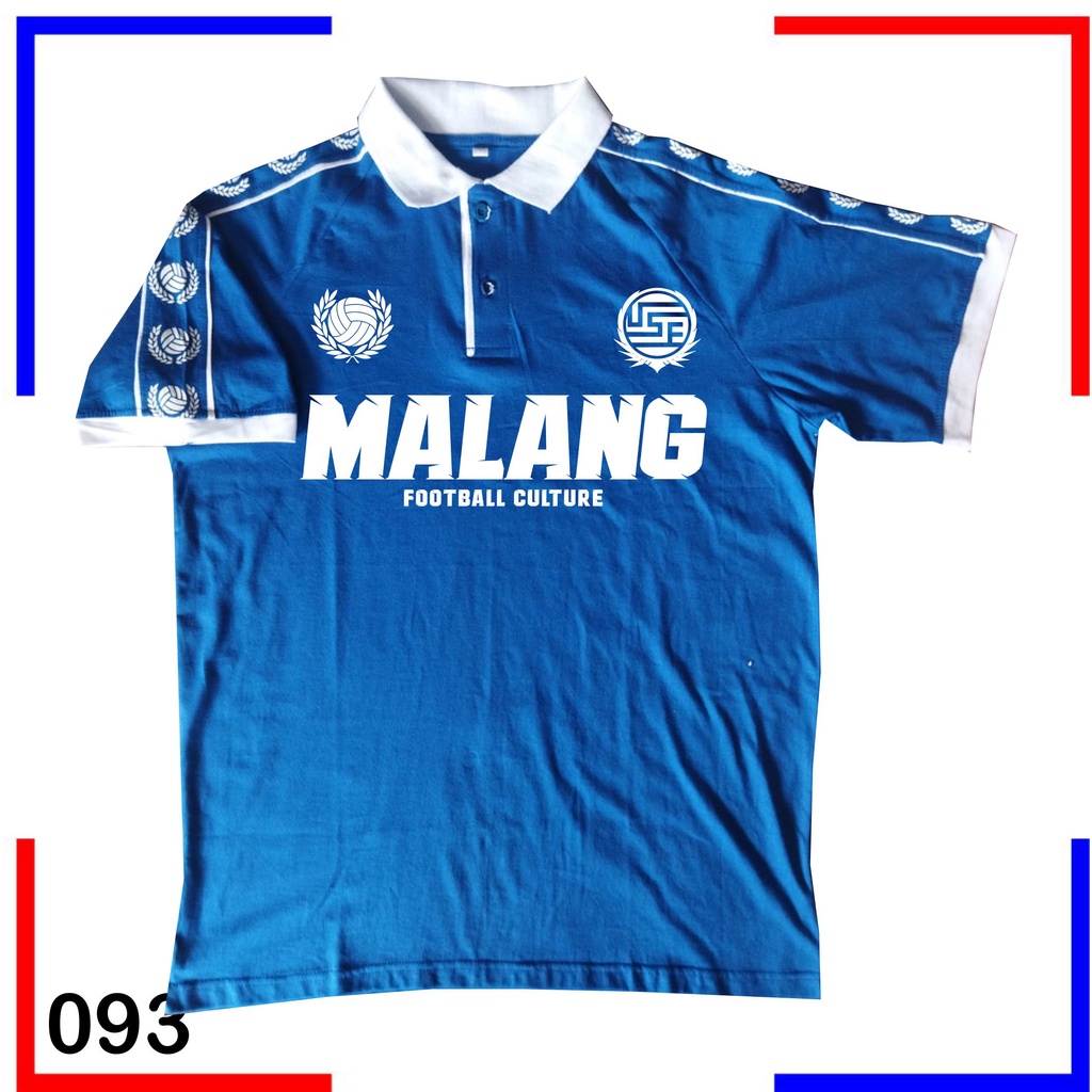 Baju Kaos Jersey Arema retro jadul Aremania bahan paragon & full bordir musim 1997