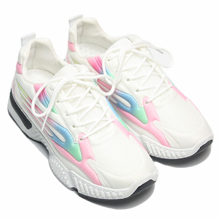 Dr. Kevin Sepatu Sport Wanita Women Sneakers 589-032 Putih & Pink-6