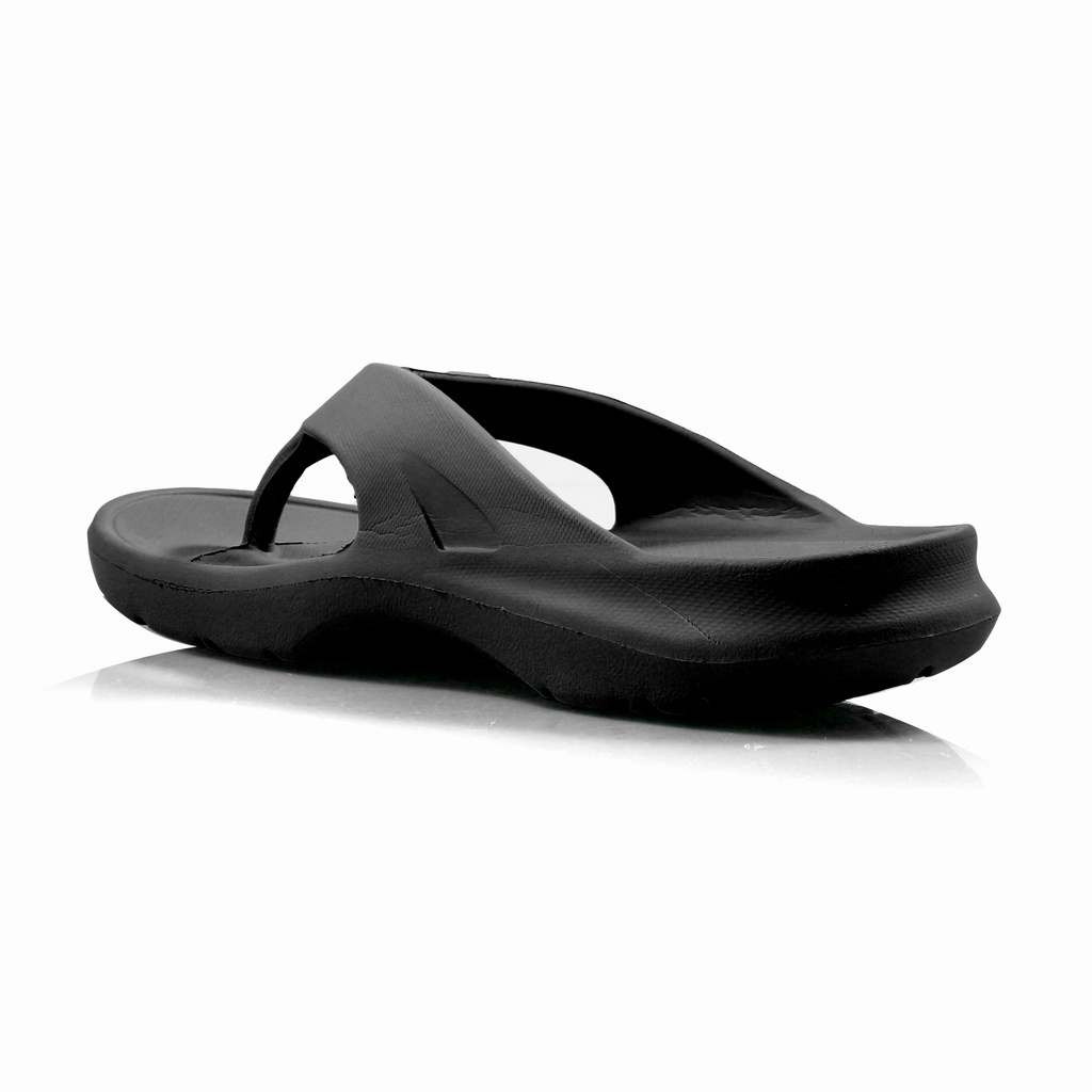 SANDAL JEPIT CASUAL ORTUSEIGHT AETHER SANDALS - BLACK