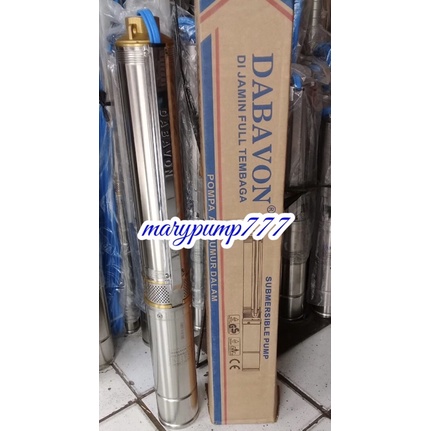 Pompa Satelit/Submersible 4” Dabavon/Nasional MC 0,75 Hp Kipas Plastik (Noryl)