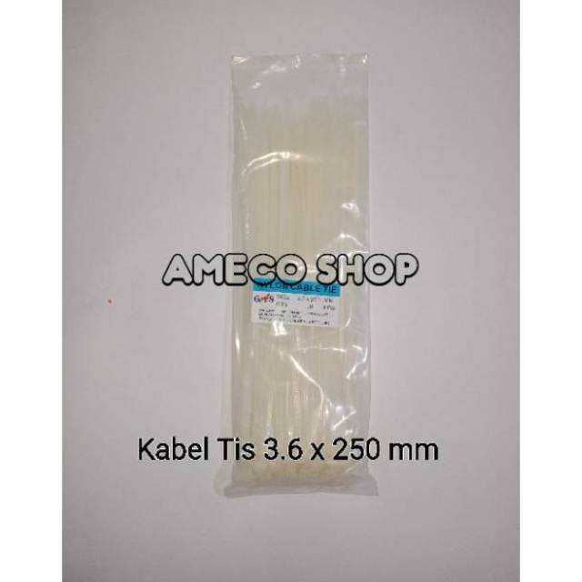 Kabel Tis / Cable Ties 3.6 x 250 Putih