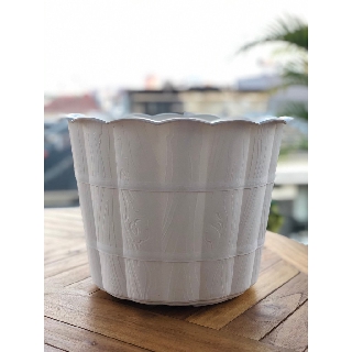  Pot  bunga plastik 30 cm motif kayu  putih  Shopee Indonesia