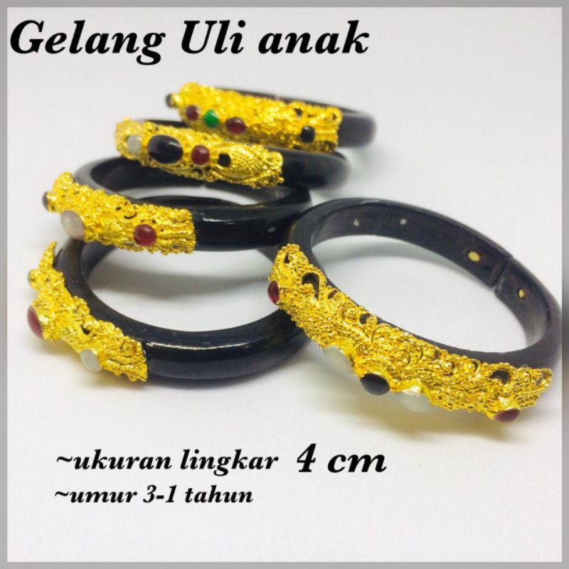 gelang uli Anak usia 3bulan-10tahun/warna dan motif random