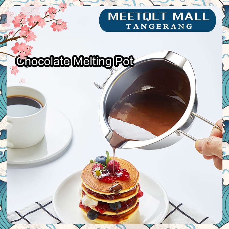 ★400ML★ Stainless Steel Chocolate Melting Pot/Panci Leleh Steam Keju Coklat Butter