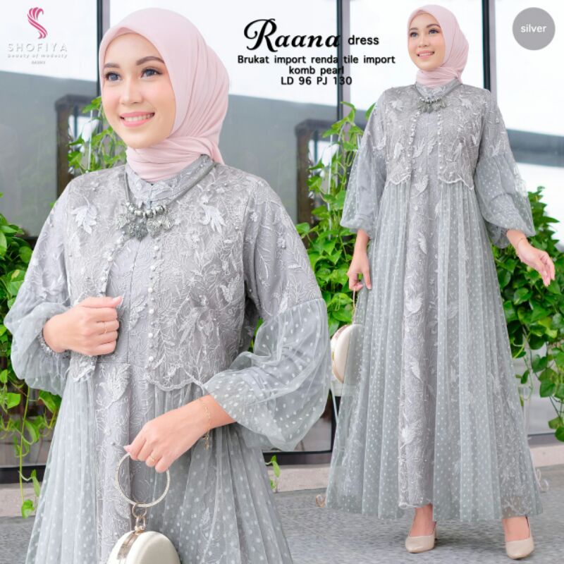 BROKAT HAIFA. RAANA,SHARISHA Maxi Dress Ori by Shofiya