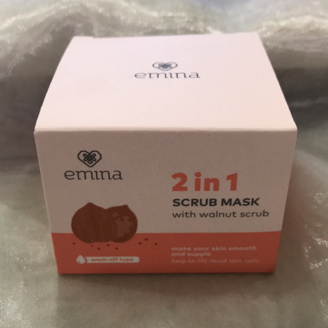 EMINA 2 IN 1 SCRUB MASK 50 Ml @MJ