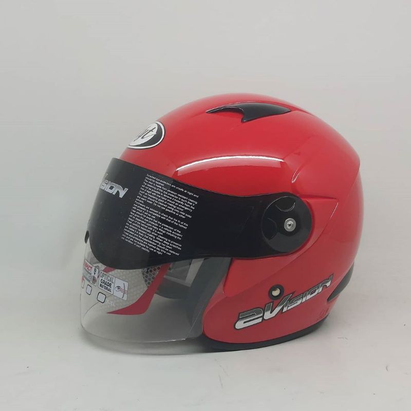 Jual Helm kyt 2 vision Merah cabe Indonesia