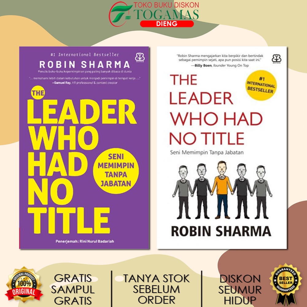 THE LEADER WHO HAD NO TITLE KARYA ROBIN SHARMA