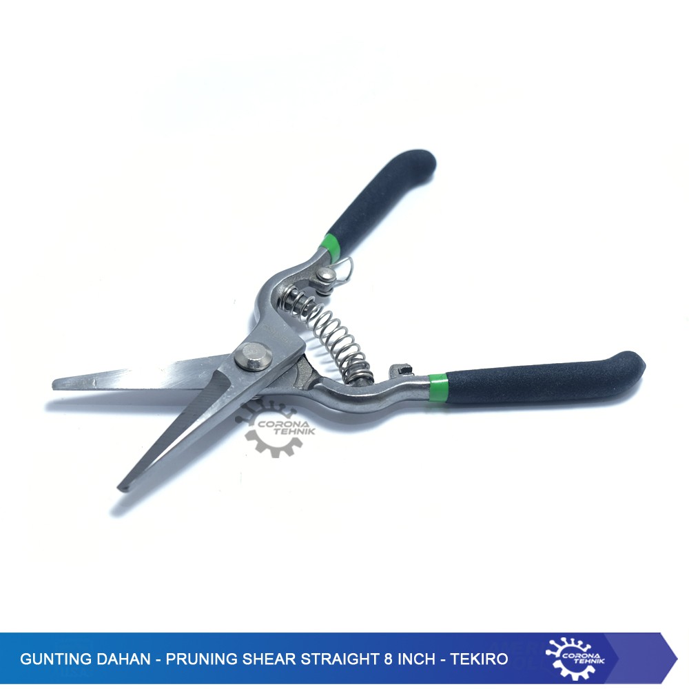 Gunting Dahan - Pruning Shear Straight 8 Inch - Tekiro