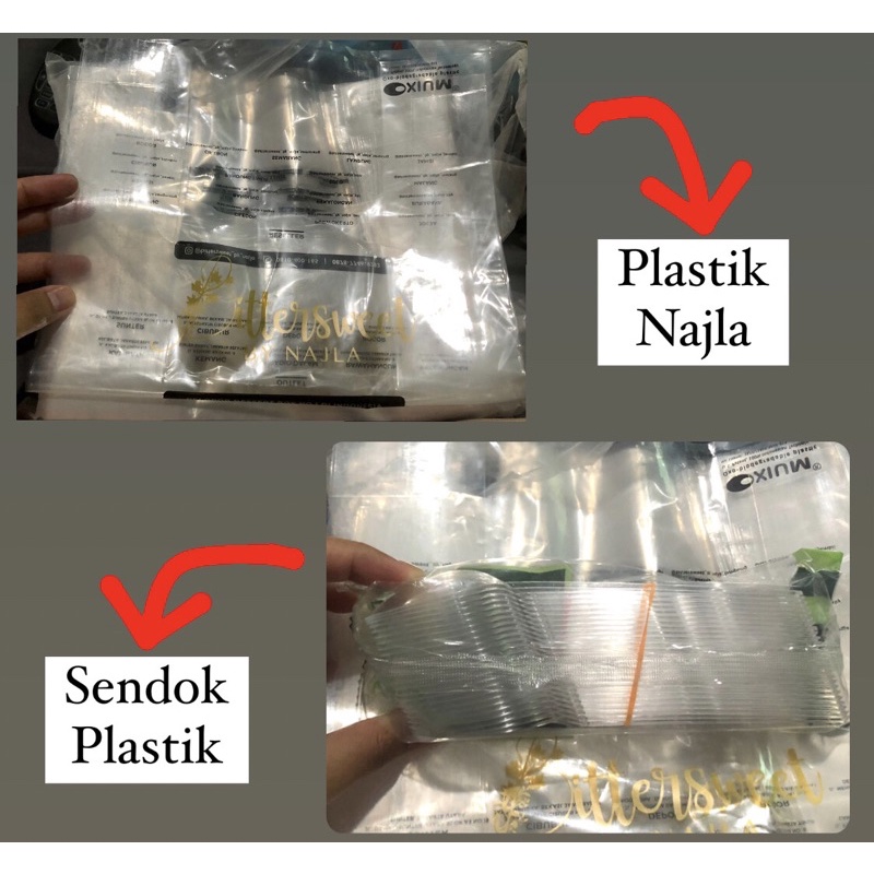 Extra Packing Bittersweet By Najla Kantong Plastik / Sendok