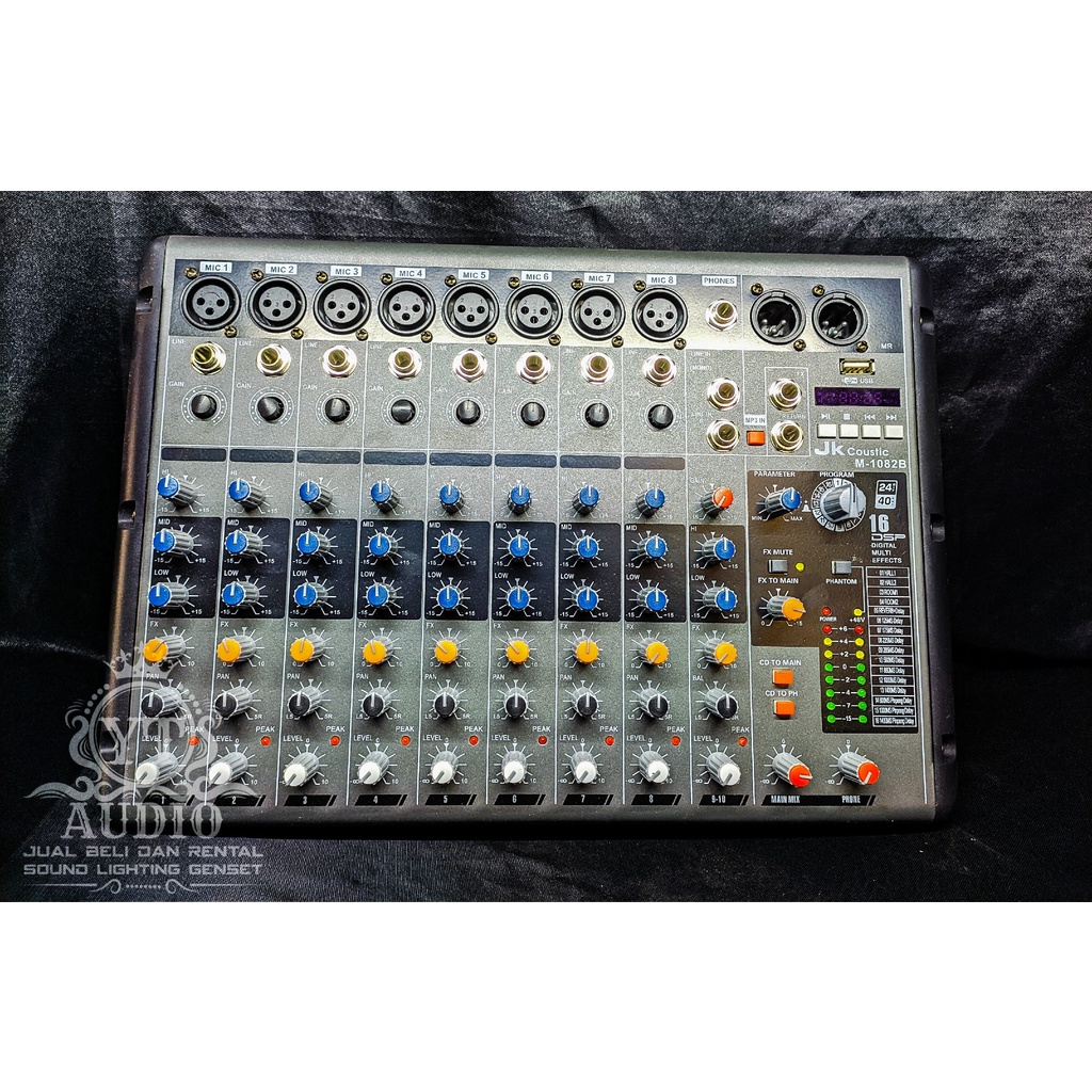 MIXER JK COUSTIC M 1082 B MIXER 8 CHANEL ORIGINAL
