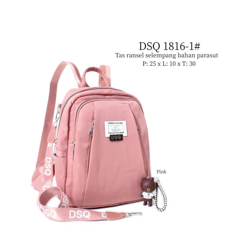 Tas wanita ransel dan selempang DSQ* 1816 import terbaru