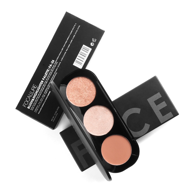 Focallure Trio Blush Focallure Blush And Highlighter Focallure Blush On Focallure  Blushon Highliter Focallure