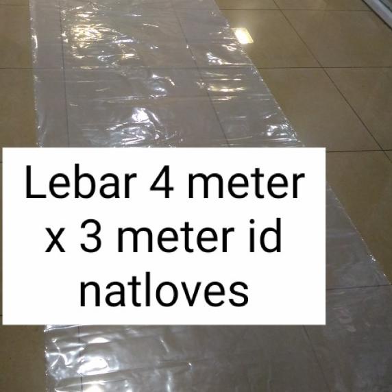 

plastik bening besar 4 meter x 3 meter - 4 m x 2 m