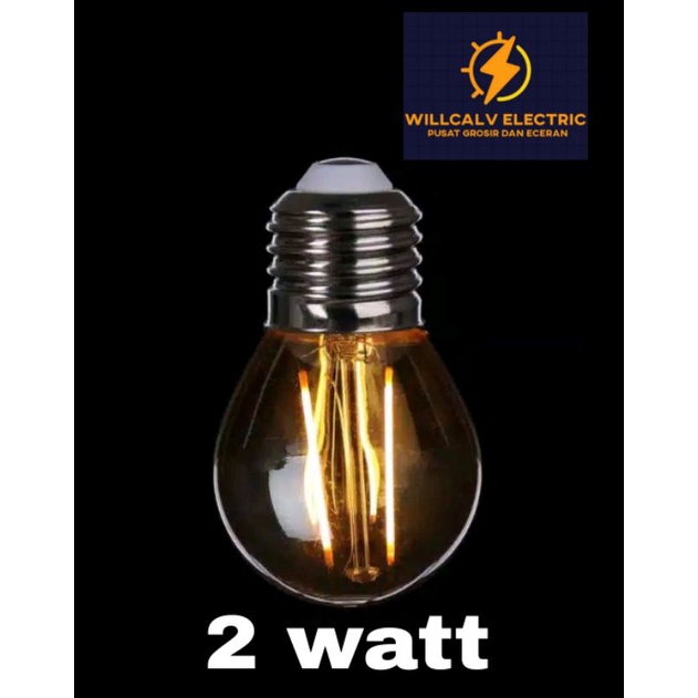 LAMPU FILAMEN LED G45 2W 4W / LAMPU LED CLASSIC 2 WATT 4 WATT G45 FITING E27