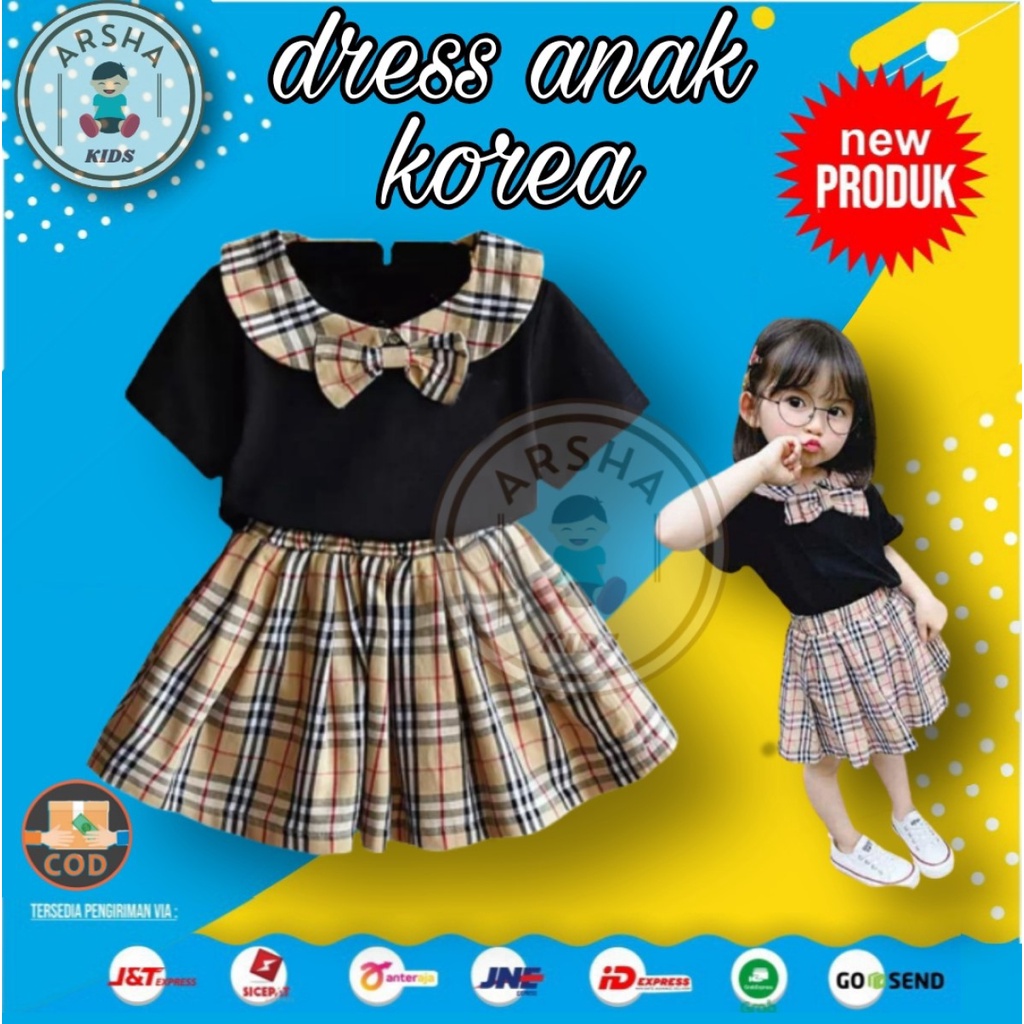 Setelan anak perempuan 1-5 tahun baju dress one set stelan setelan rok anak perempuan terbaru