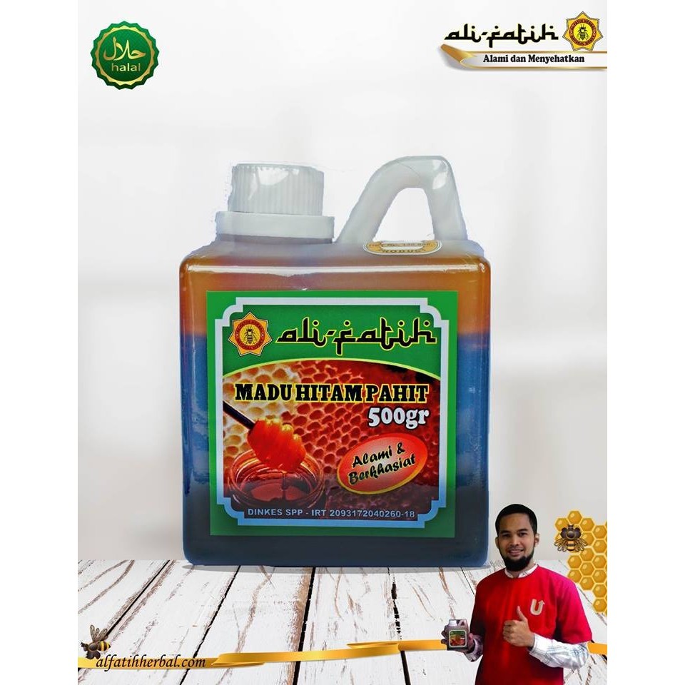 

Madu Hitam Pahit Ali Fatih 500gr Harga Grosir | Madu Hitam Pahit Asli | Madu Murni Asli