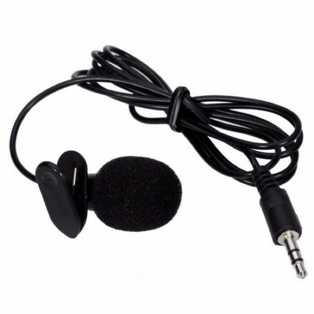 MIC CLIP ON KLIK Microphone MINI JACK 3.5mm Pc Notebook Laptop Hp Smule