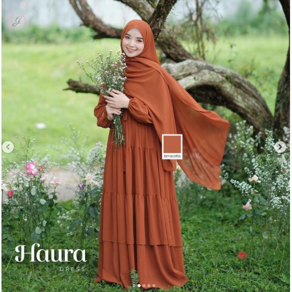 Gerai Aliyah | Haura Dress Teracotta