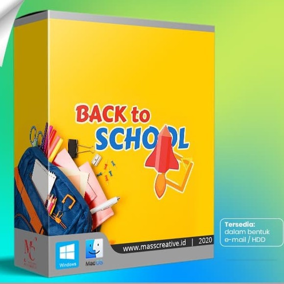 Template Aplikasi  Premiere Pro - Back To School